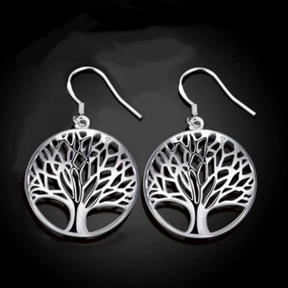 🔴Deleting 1/13🔴Tree of Life Necklace and Earrings Set - Picture 2 of 5